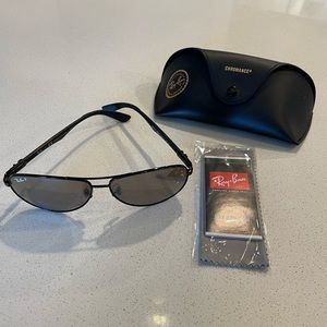 Ray Ban Polarized Aviator Sunglasses